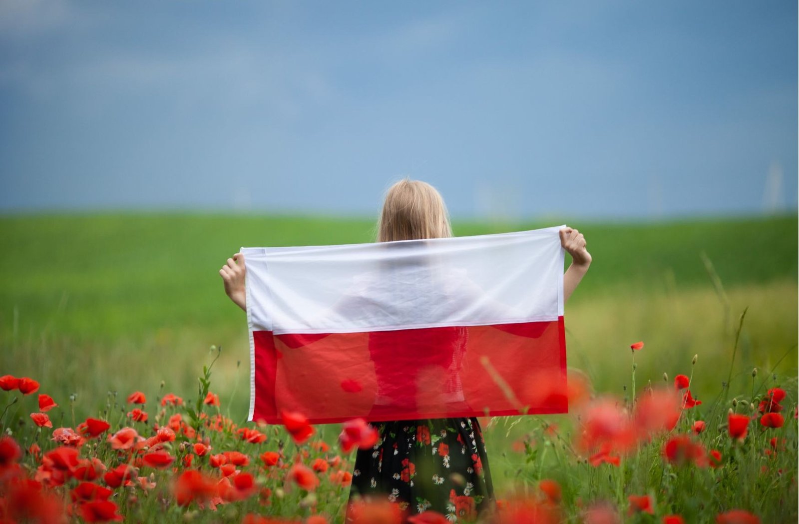 Polandnesia - bendera Polandia